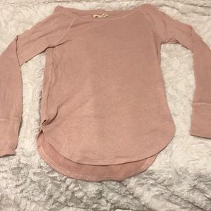 light pink sweater
